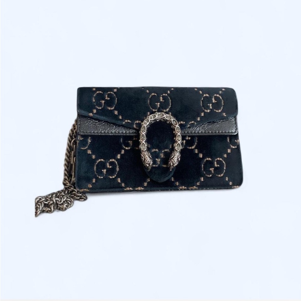 Authentic Gucci Dionysus velvet clutch